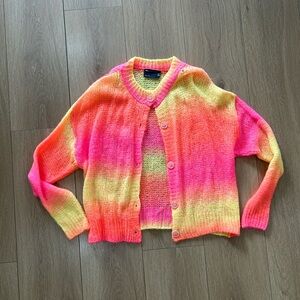 ASOS Neon Pink and Yellow Cardigan
